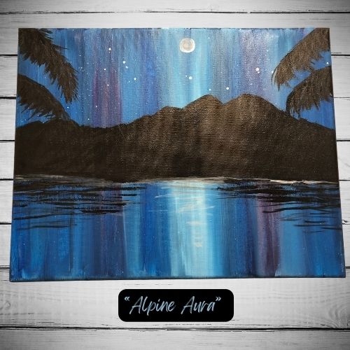 Alpine Aura: Inspiring Mountain Canvas Art